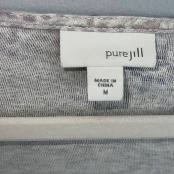 Pure Jill women’s M modal cotton blend floral pop over tunic blouse summ… - Picture 6 of 16